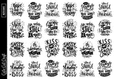 Sassy Quotes || Deco Sheet